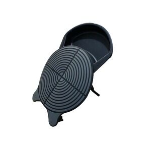 Set N Serve Kitchen Caddie, Adjustable Plate Holder with Detachable Spoon Rest